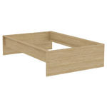 BETTRAHMEN 120/200 cm  in Eichefarben  - Eichefarben, KONVENTIONELL, Holzwerkstoff (120/200cm) - Hom`in