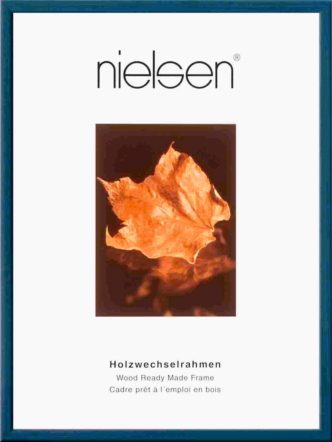 BILDERRAHMEN 30/40 cm  - Dunkelblau, Basics, Holz (30/40cm) - Nielsen