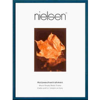 BILDERRAHMEN 24/30 cm  - Dunkelblau, Basics, Holz (24/30cm) - Nielsen