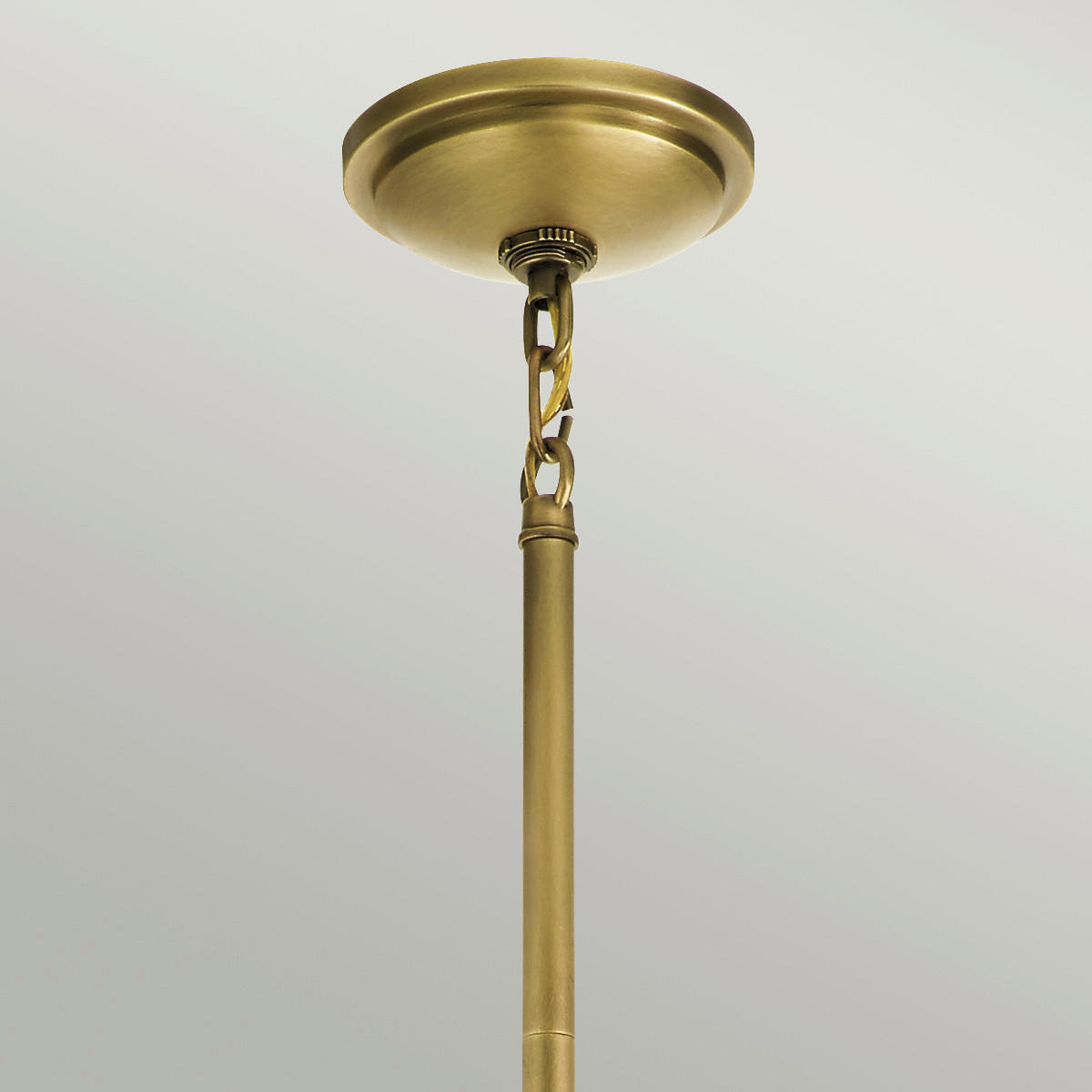 HÄNGELEUCHTE  40.8/75.1 cm   - Weiss/Messingfarben, Design, Glas/Metall (40.8/75.1cm) - Elstead Lighting
