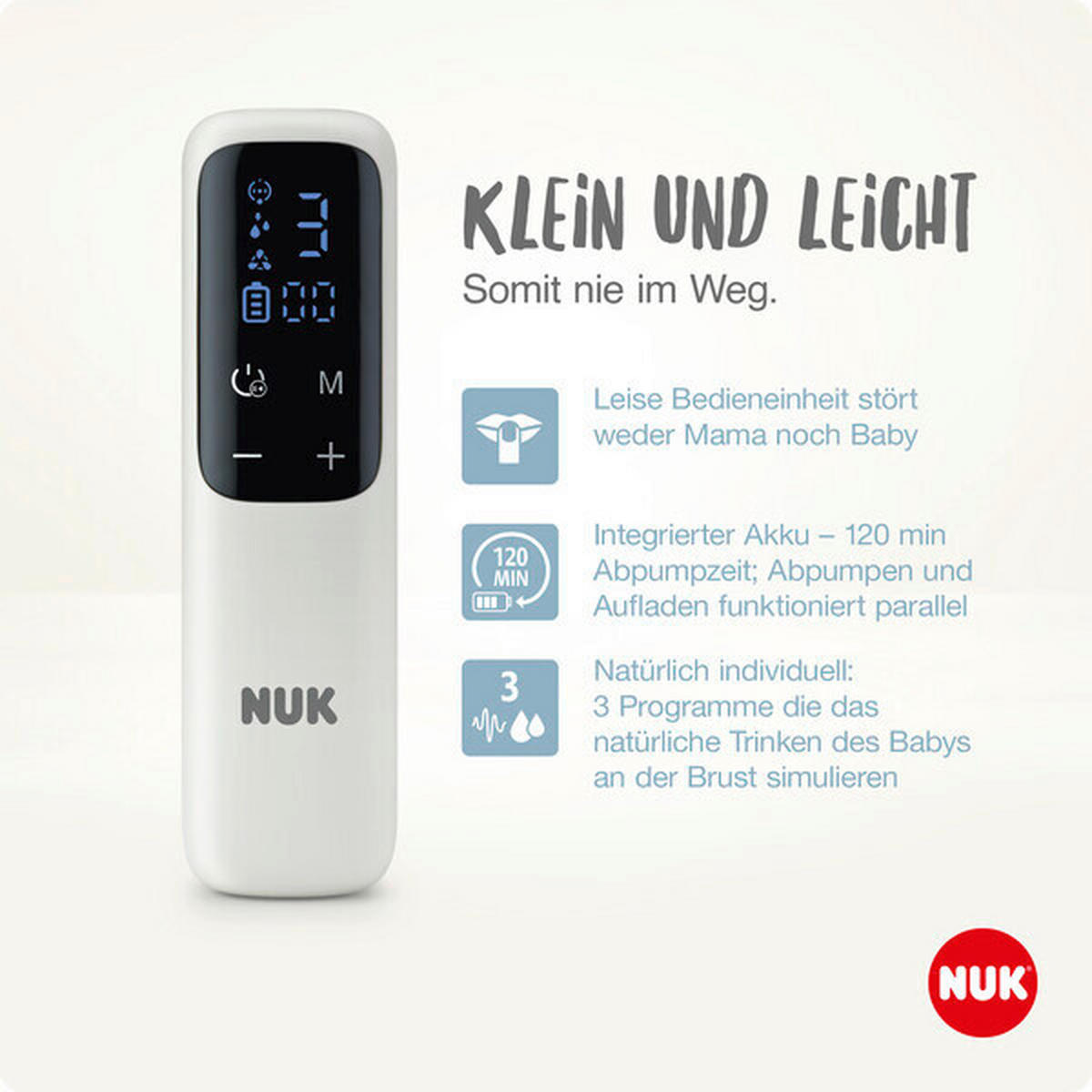 MILCHPUMPE   - Basics (12,7/26,7/14,8cm) - NUK