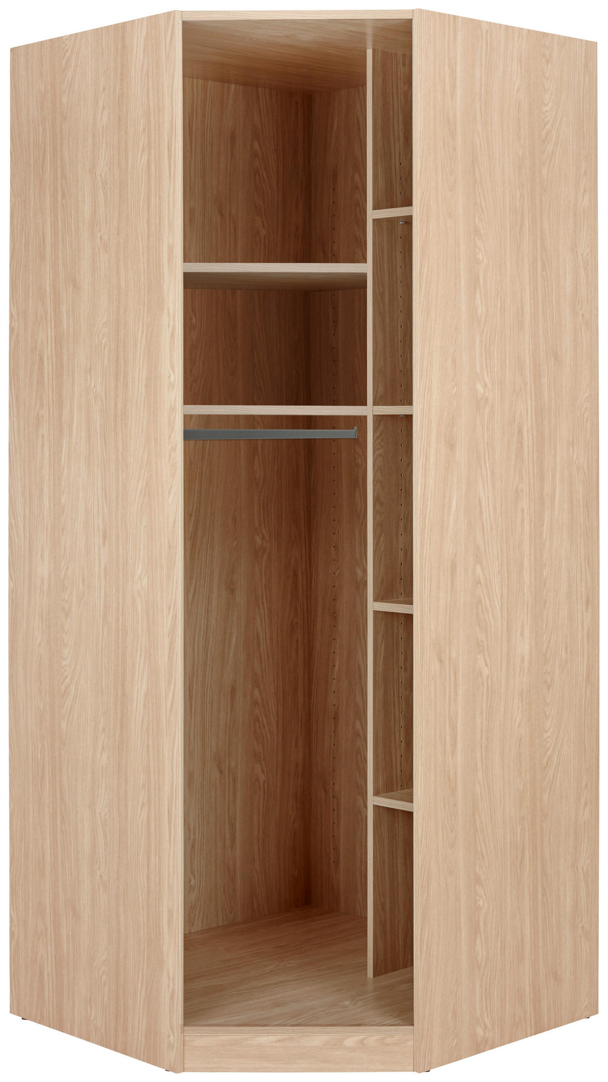 ECKSCHRANKKORPUS 91,1/210/91,1 cm  - Eichefarben, Konventionell, Holzwerkstoff (91,1/210/91,1cm) - Hom`in