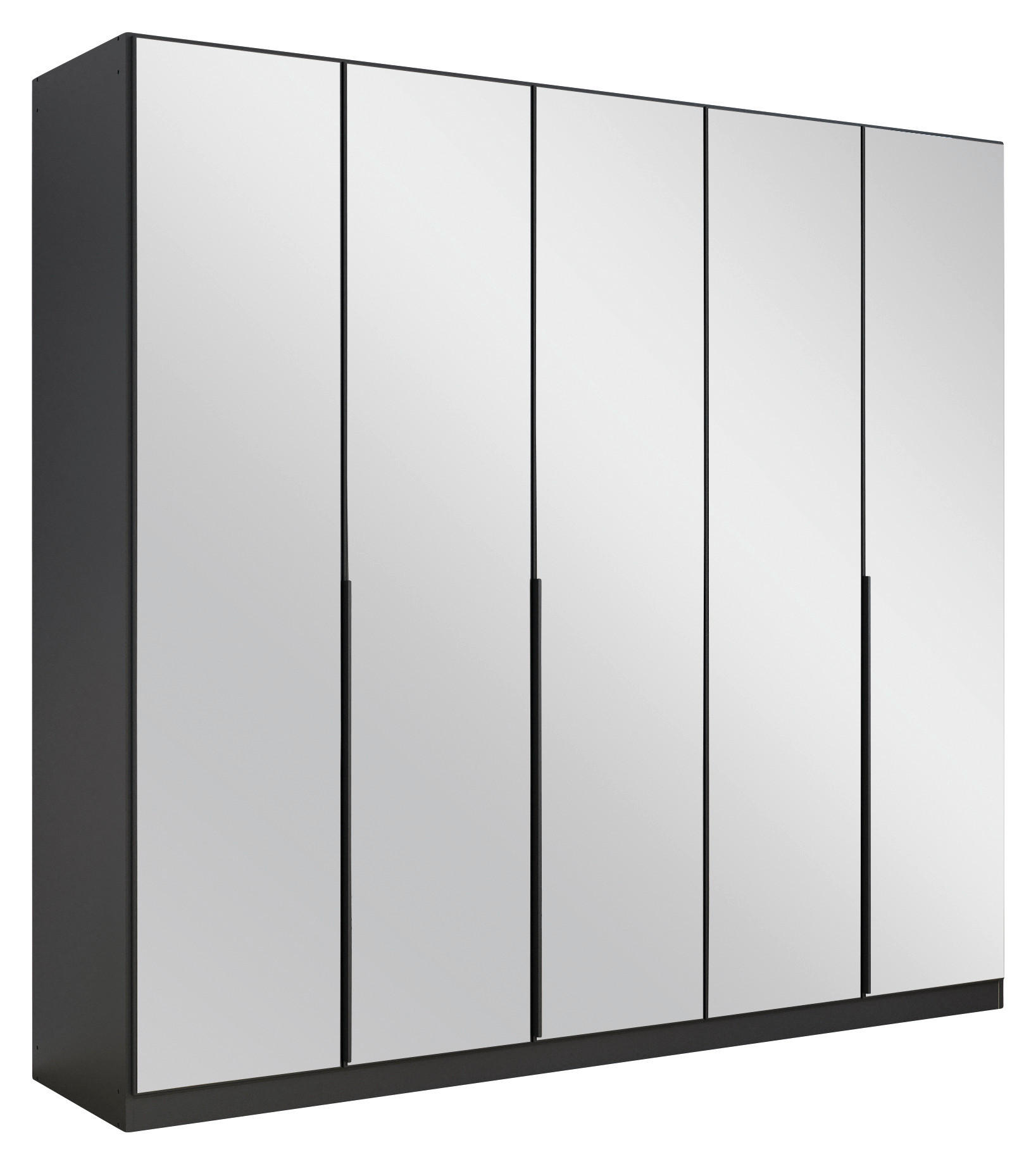 DREHTÜRENSCHRANK in Grau  - Grau, Modern, Holzwerkstoff/Metall (226/210/54cm) - Rauch Möbel