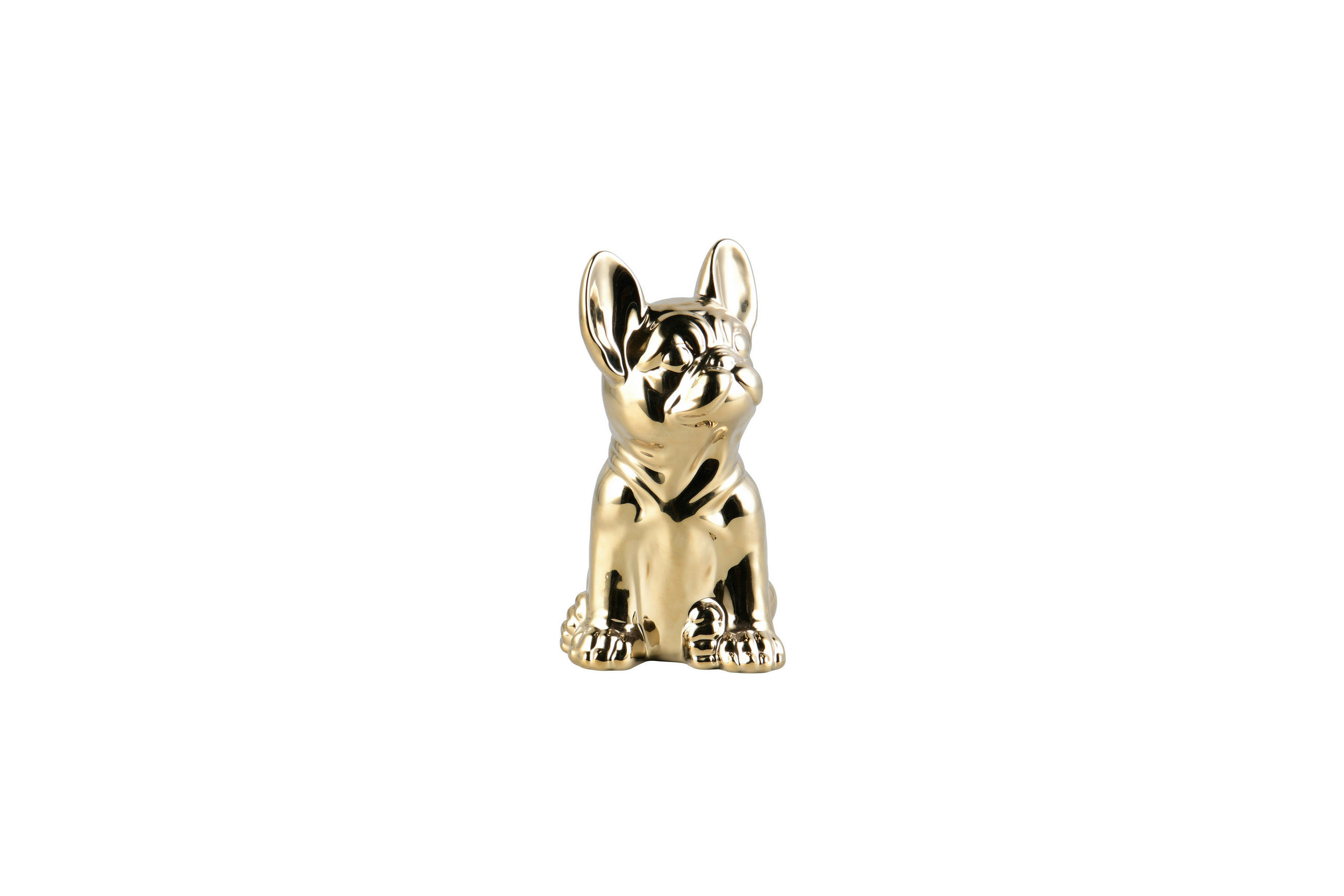 DEKOHUND - Goldfarben, Design, Keramik (14/20/11cm)