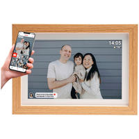 DIGITALER BILDERRAHMEN - Beigebraun, Design, Holz (28,9/20,8/2,5cm) - DENVER