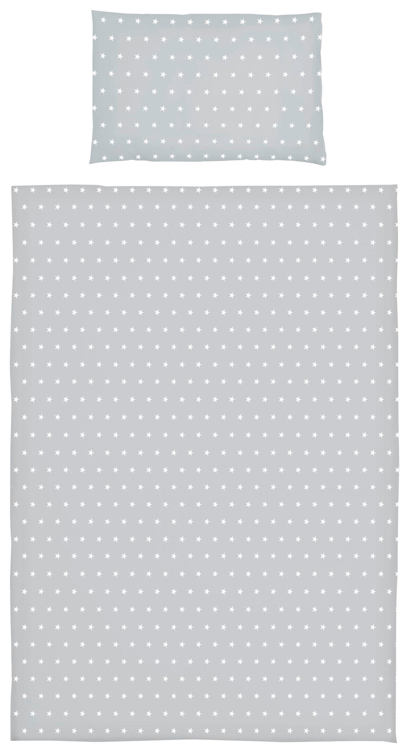 POSTELJNINA ZA DOJENČKE sterne 100/140 cm - siva, Konvencionalno, tekstil (100/140cm) - My Baby Lou