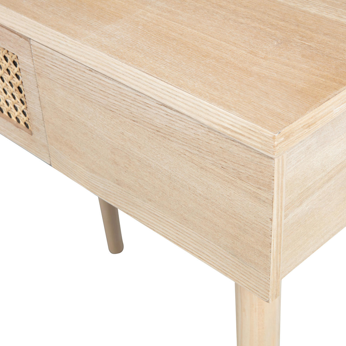 SCHMINKTISCH in Naturfarben Kiefer  - Naturfarben, Design, Glas/Holz (70/40/125cm) - Livetastic