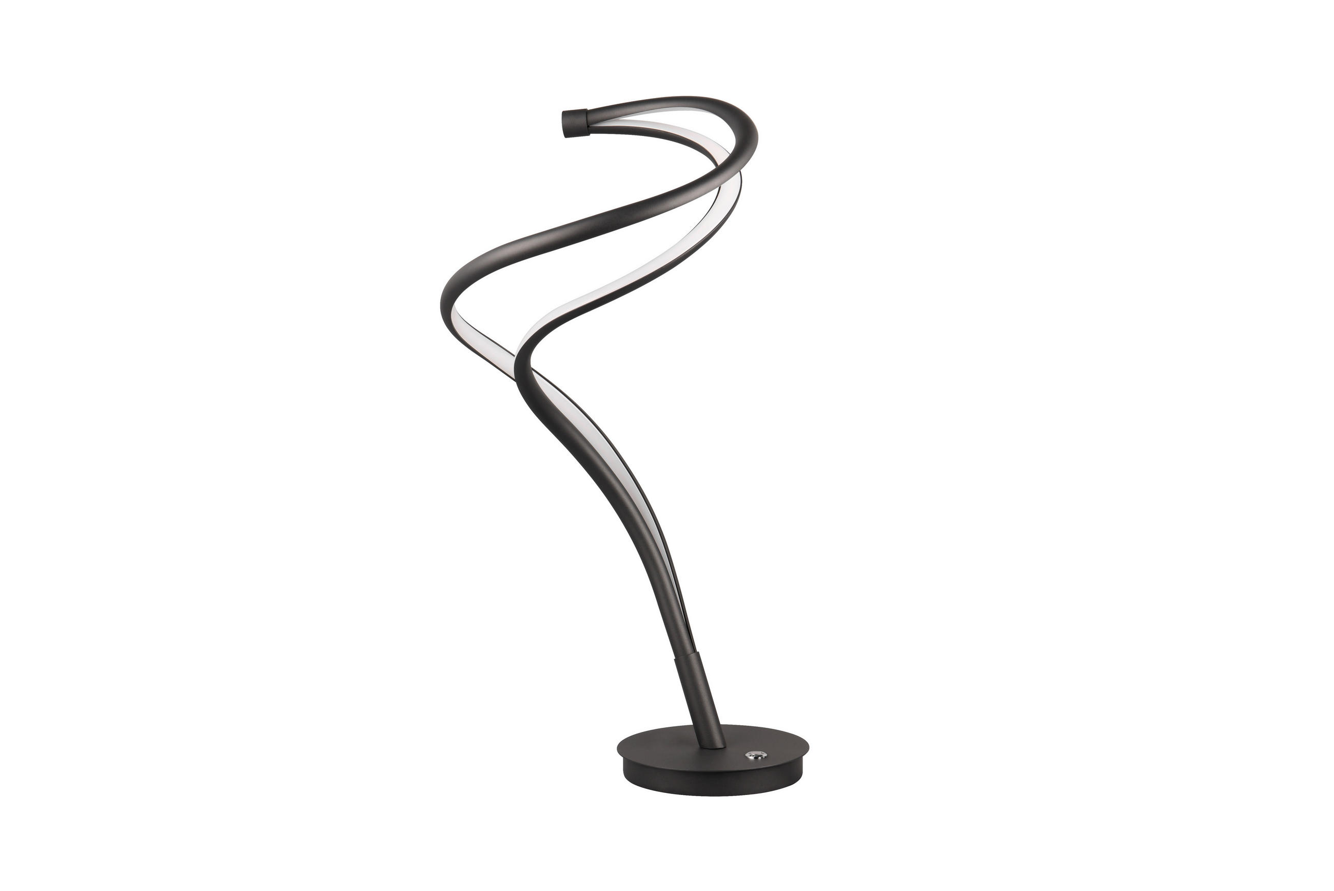 STOLNÁ LED LAMPA, senzorový stmievač, 30/56 cm  - čierna, Design, kov (30/56cm) - Trio Leuchten