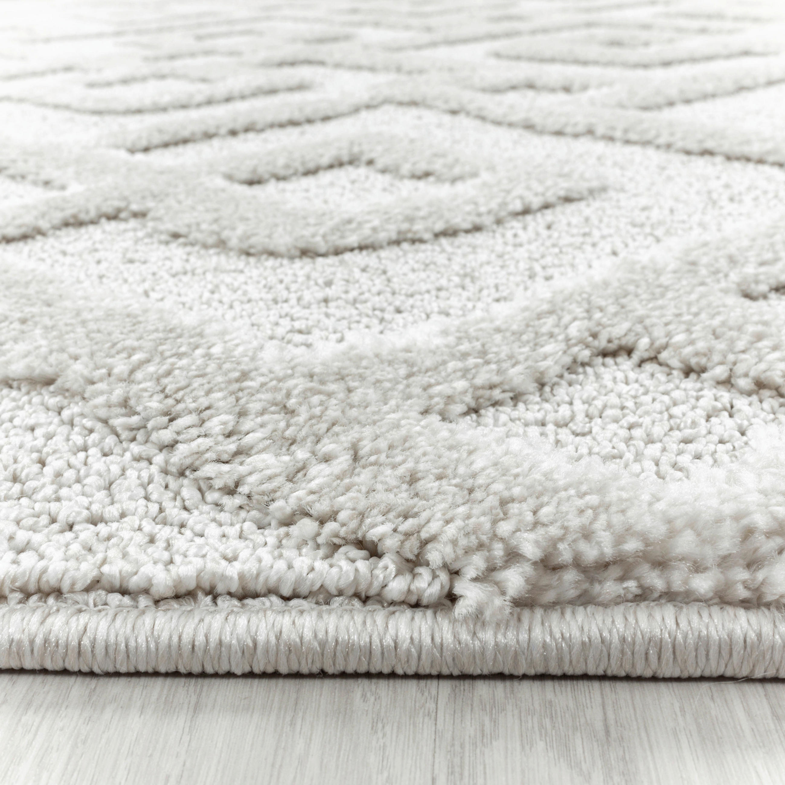 WEBTEPPICH 160 cm Pisa 4708 cream Creme - Creme, KONVENTIONELL, Textil (160cm)