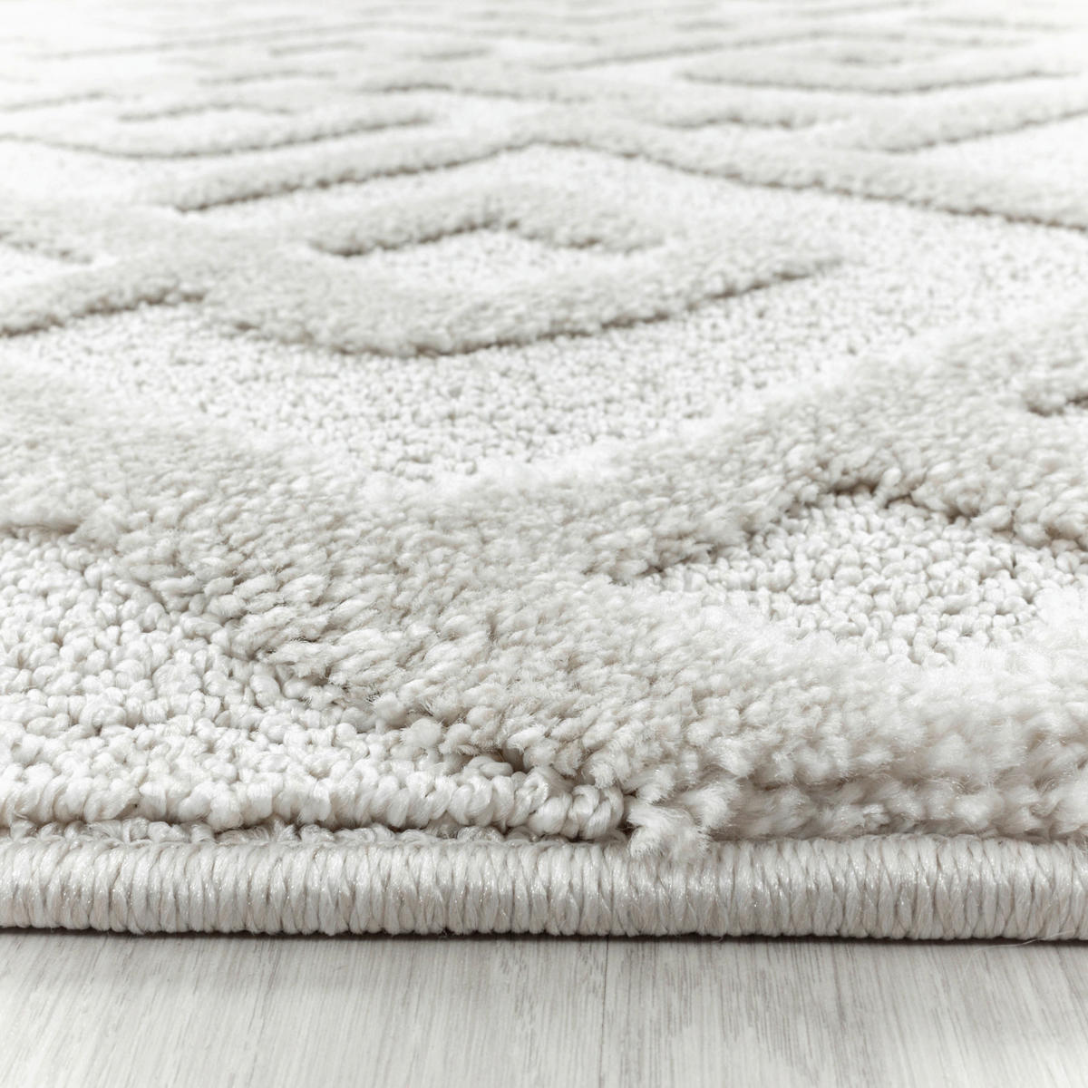 WEBTEPPICH 160 cm Pisa 4708 cream Creme  - Creme, KONVENTIONELL, Textil (160cm)