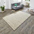 HANDWEBTEPPICH 130/190 cm Weiß - Weiß, Basics, Textil/Weitere Naturmaterialien (130/190cm) - Linea Natura