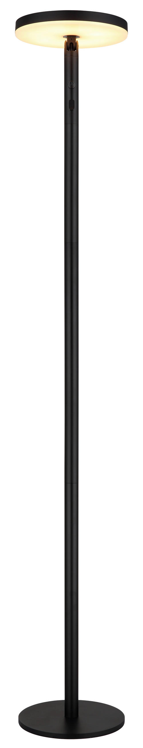 SOLÁRNÍ SVÍTIDLO 23/145 cm - šedá/černá, Design, kov/plast (23/145cm) - Globo