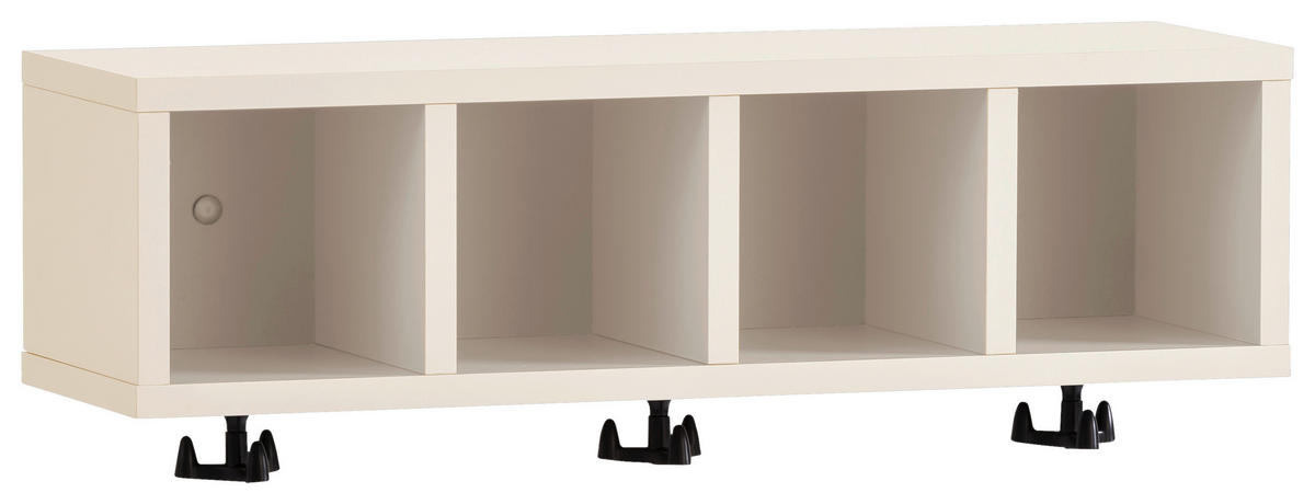 WANDREGAL 59,8/59/13,5 cm  - Beige/Grau, Design, Holzwerkstoff (59,8/59/13,5cm) - MID.YOU