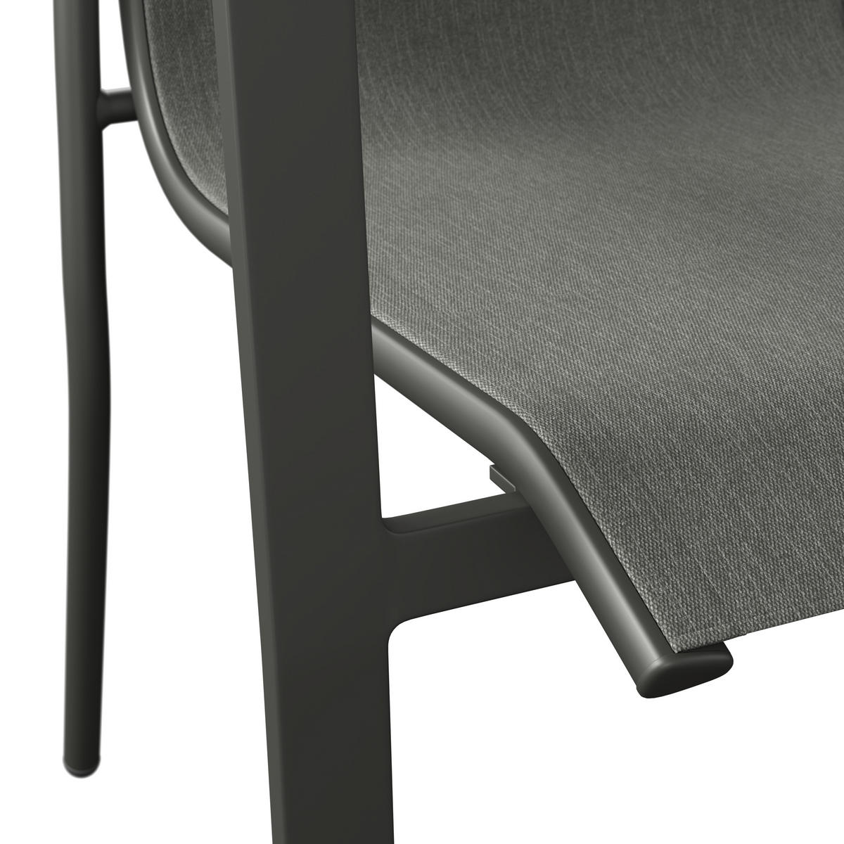 GARTENSESSEL - Naturfarben/Grau, MODERN, Textil/Metall (62/71/111cm) - Ambia Garden