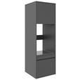 AUFSATZSCHRANK 67,5/58,2/67,5 cm   - Anthrazit, Basics, Holzwerkstoff (67,5/58,2/67,5cm) - Xora