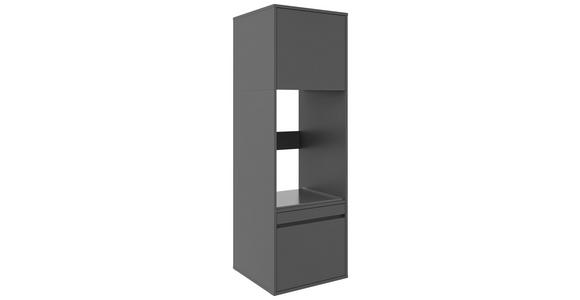AUFSATZSCHRANK 67,5/58,2/67,5 cm   - Anthrazit, Basics, Holzwerkstoff (67,5/58,2/67,5cm) - Xora