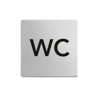 NATPIS DEKORATIVNI - boje oplemenjenog čelika, Basics, metal (8/8cm) - Zack