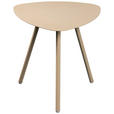 BEISTELLTISCH Creme  - Creme, Design, Metall (50/50/50cm) - Xora