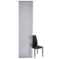FLÄCHENVORHANG   transparent   60/245 cm  - Grau, Design, Textil (60/245cm) - Novel