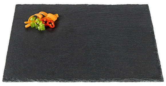 SERVIERPLATTE 40/30 cm  - Naturfarben, Design, Stein (40/30cm) - Homeware