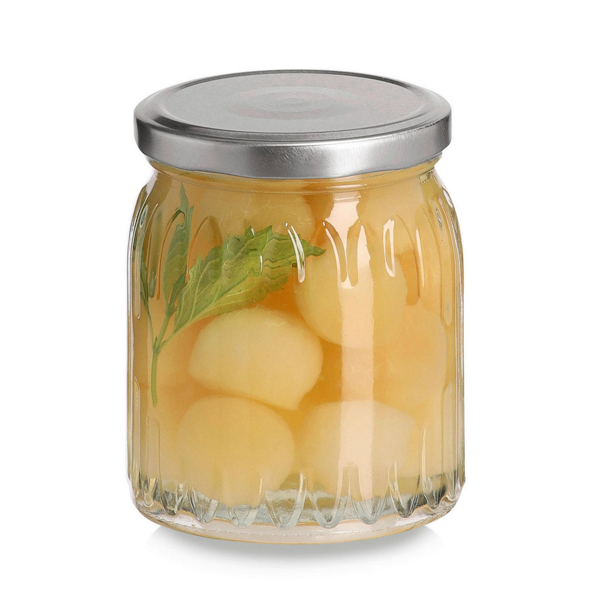 VORRATSGLAS  - Transparent, Design, Glas (9/9/11cm)