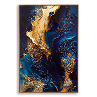 LEINWANDBILD Abstraktes  - Goldfarben, Basics, Holz/Kunststoff (60/90/4cm)