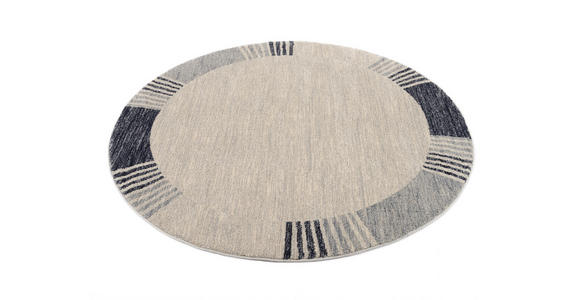 WEBTEPPICH 200 cm Palazzo Lobo Blau, Grau  - Blau/Grau, KONVENTIONELL, Textil (200cm) - Novel