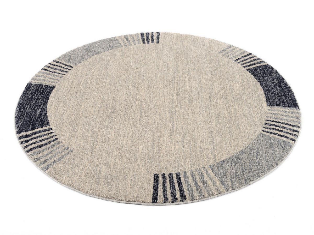 WEBTEPPICH 200 cm Palazzo Lobo Blau, Grau  - Blau/Grau, KONVENTIONELL, Textil (200cm) - Novel