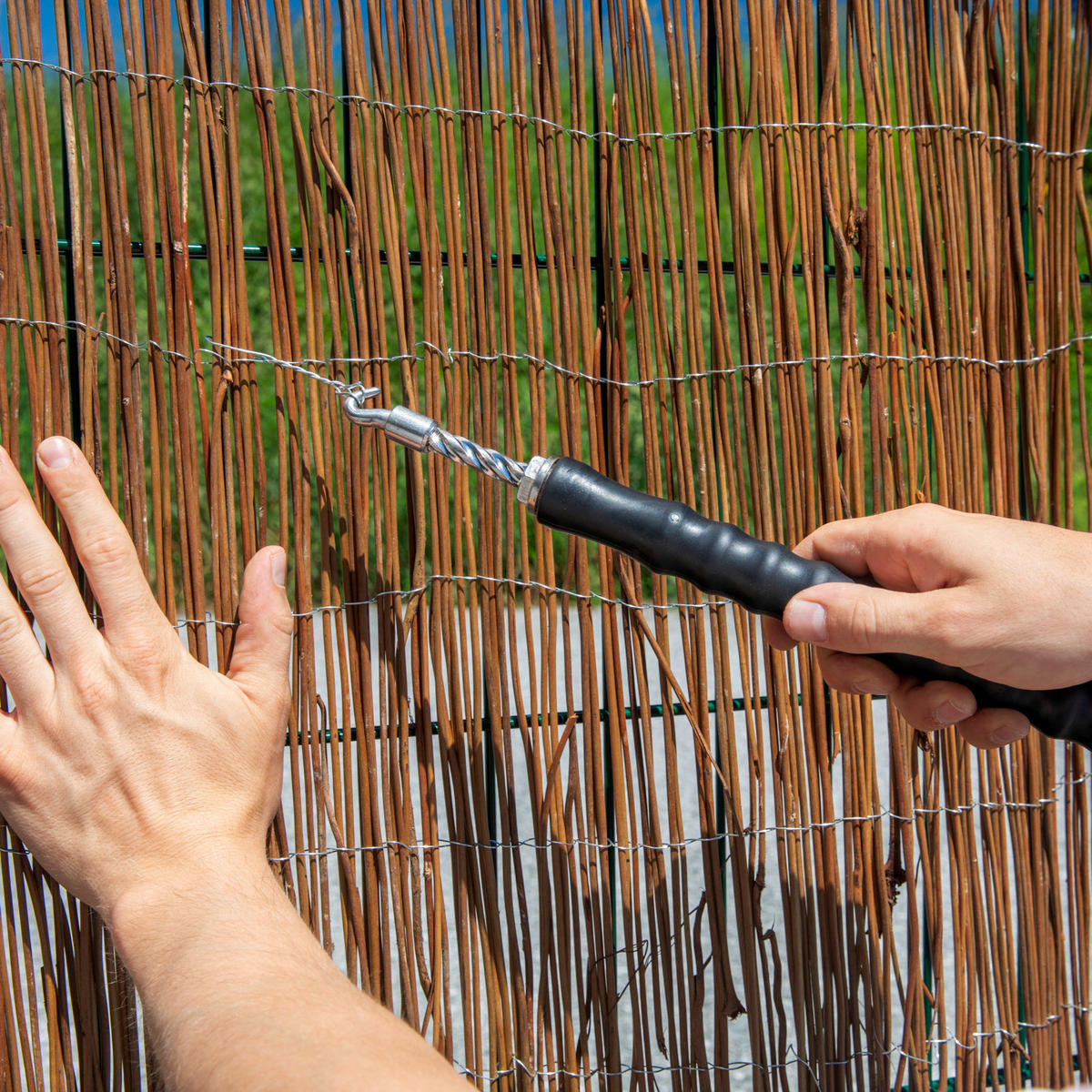TIENIACA CLONA NA PLOT 300/150 cm  - prírodná farba, Basics, prírodné materiály (300/150cm)