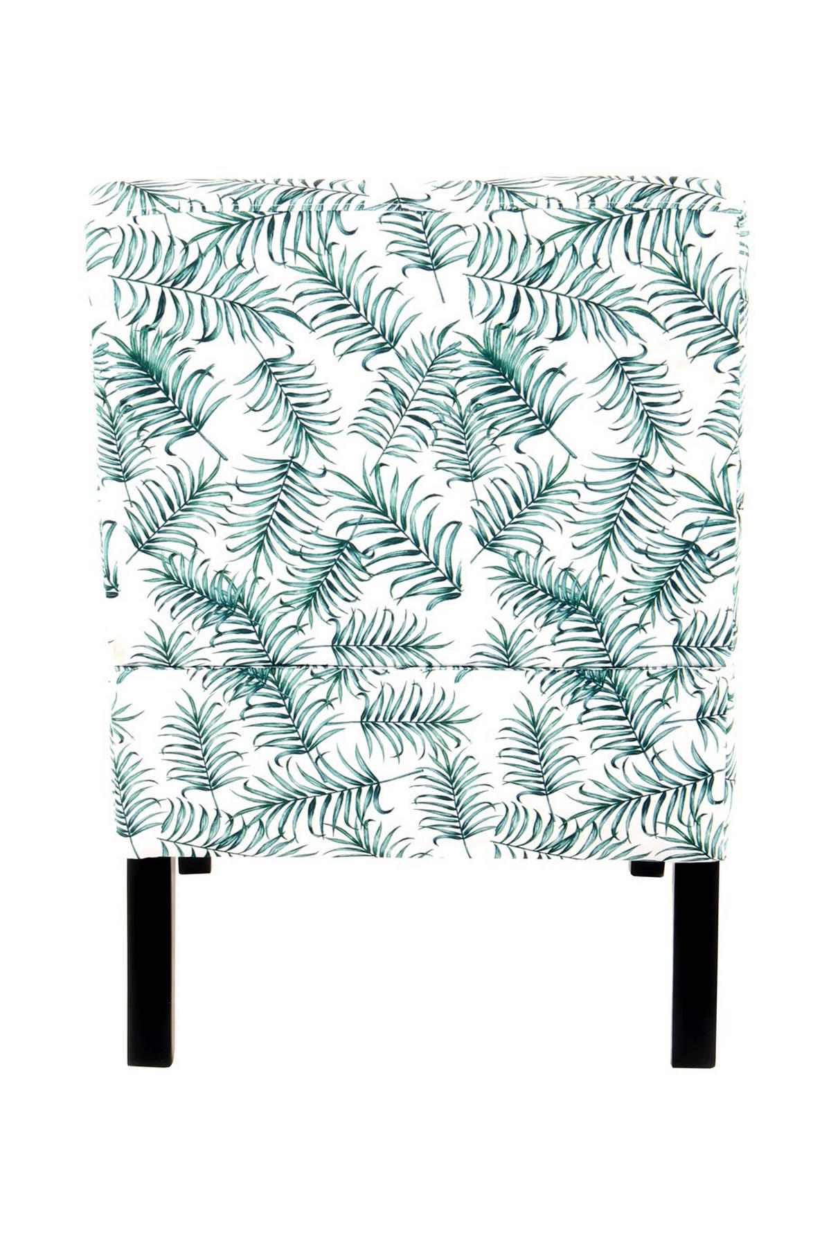 STUHL Flachgewebe Grün, Weiß  - Schwarz/Weiß, Design, Holz/Textil (56/73,5/84cm) - Kayoom