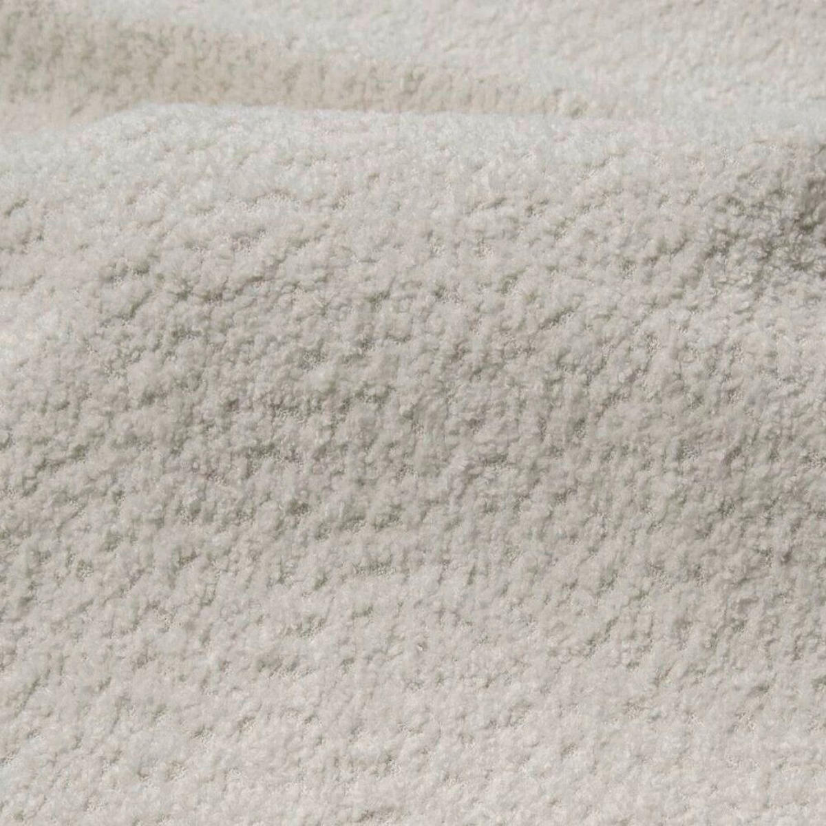 SCHLAFSOFA OVAL in Bouclé Elfenbein  - Elfenbein/Schwarz, Design, Kunststoff/Textil (268/85/110cm) - MID.YOU