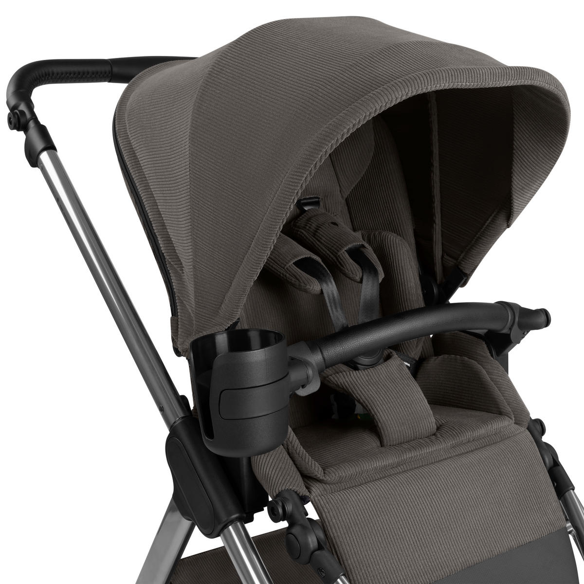 KINDERWAGEN  Samba 2  Almond  - Platinfarben/Grau, Basics, Metall (60/108/88cm) - ABC Design