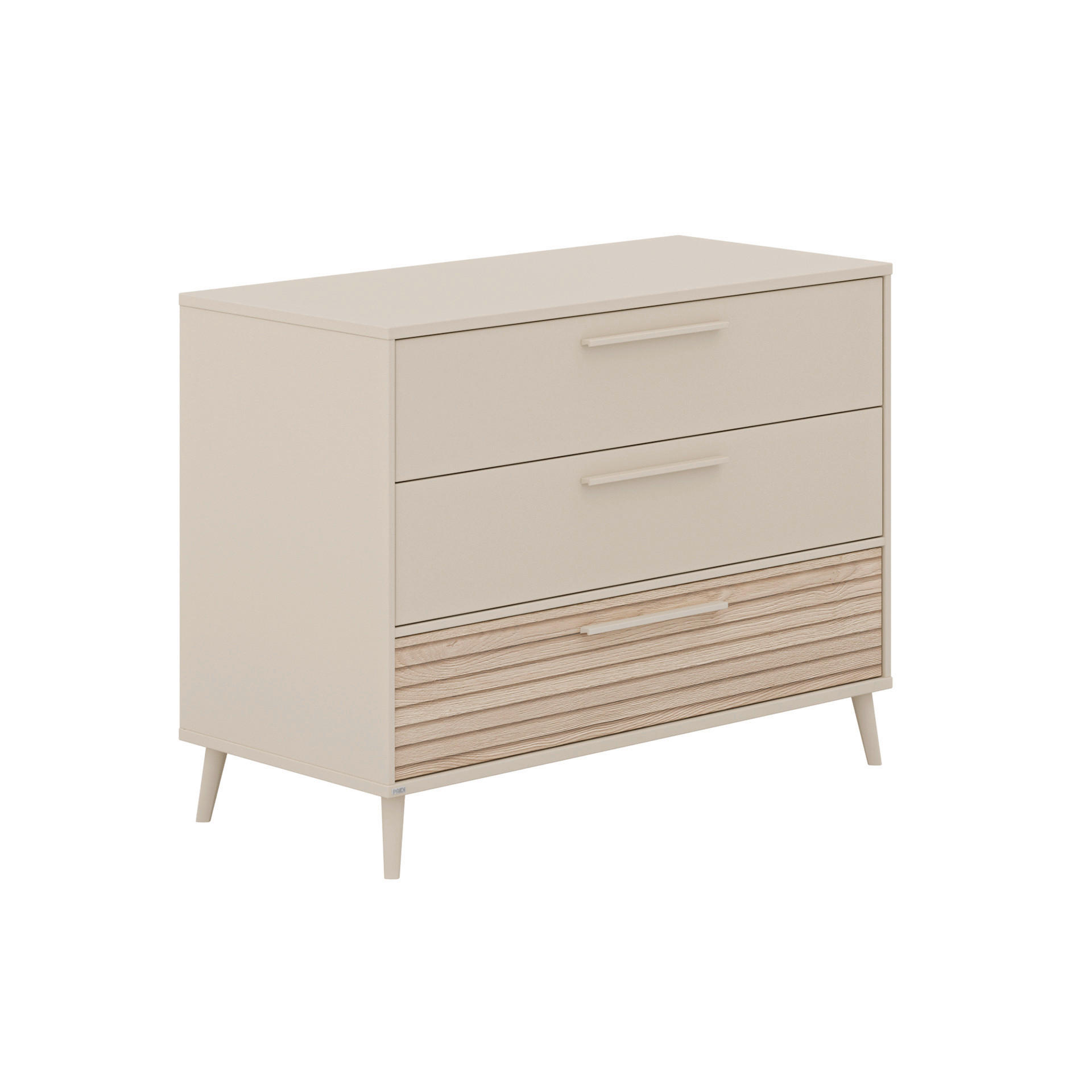 WICKELKOMMODE Eefje Beige  - Beige, Basics, Holzwerkstoff (123,5/93,2/57,1cm) - Paidi