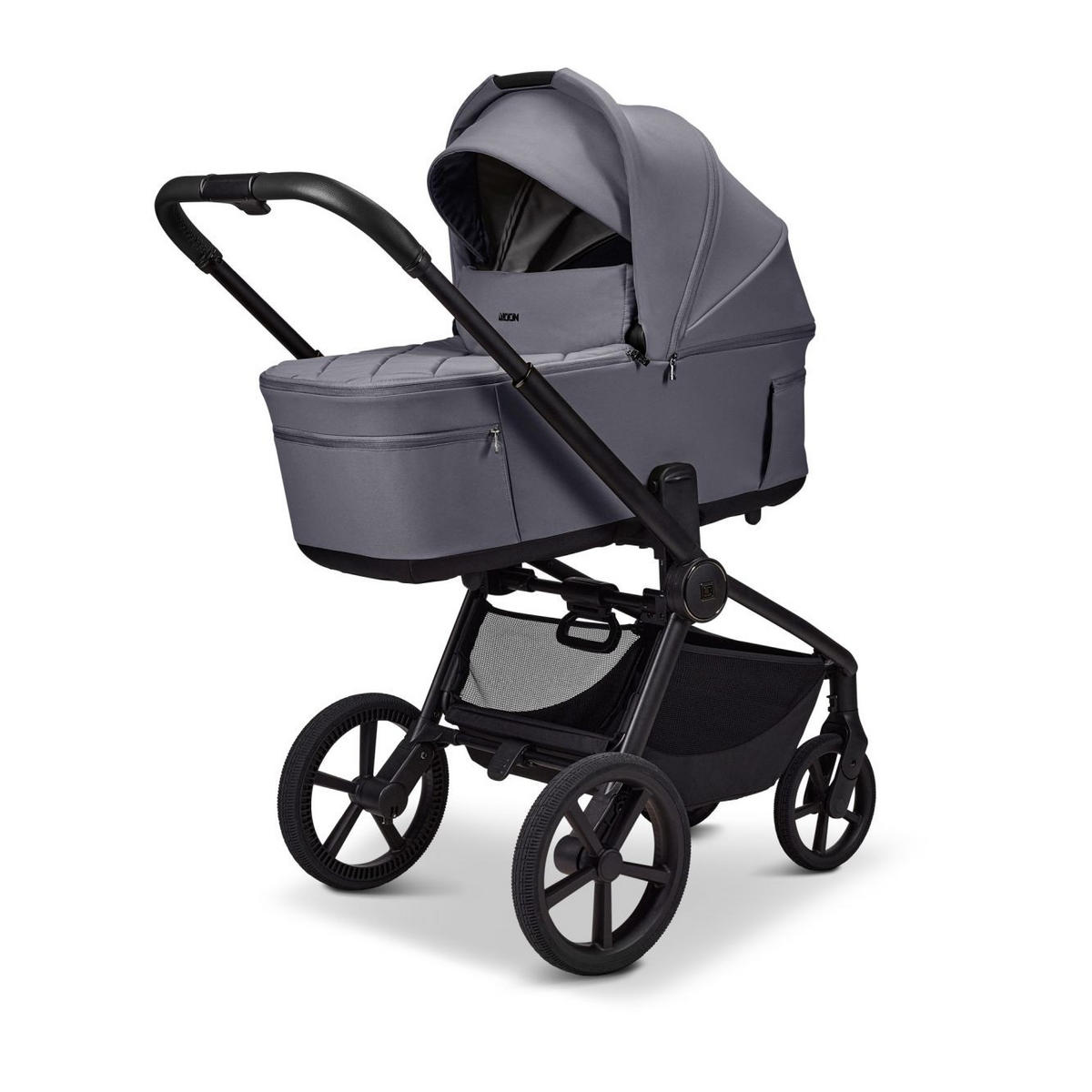 KOMBIKINDERWAGEN  Resea Fold   - Hellgrau/Braun, LIFESTYLE, Textil/Metall (116/57/94cm) - Moon
