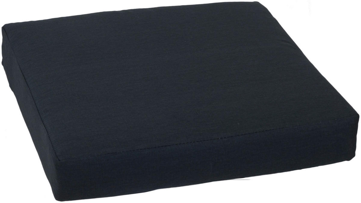 LOUNGEKISSEN in Anthrazit Uni  - Anthrazit, Basics, Textil (70/70/8cm) - Gardenson