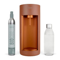 WASSERSPRUDLER GLASSY BEETROOT  - Terracotta, Basics, Holzwerkstoff/Kunststoff (18.8/44.4cm) - mysoda