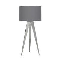 TISCHLEUCHTE 28/18 cm   - Chromfarben, Basics, Kunststoff/Metall (28/18cm) - Näve