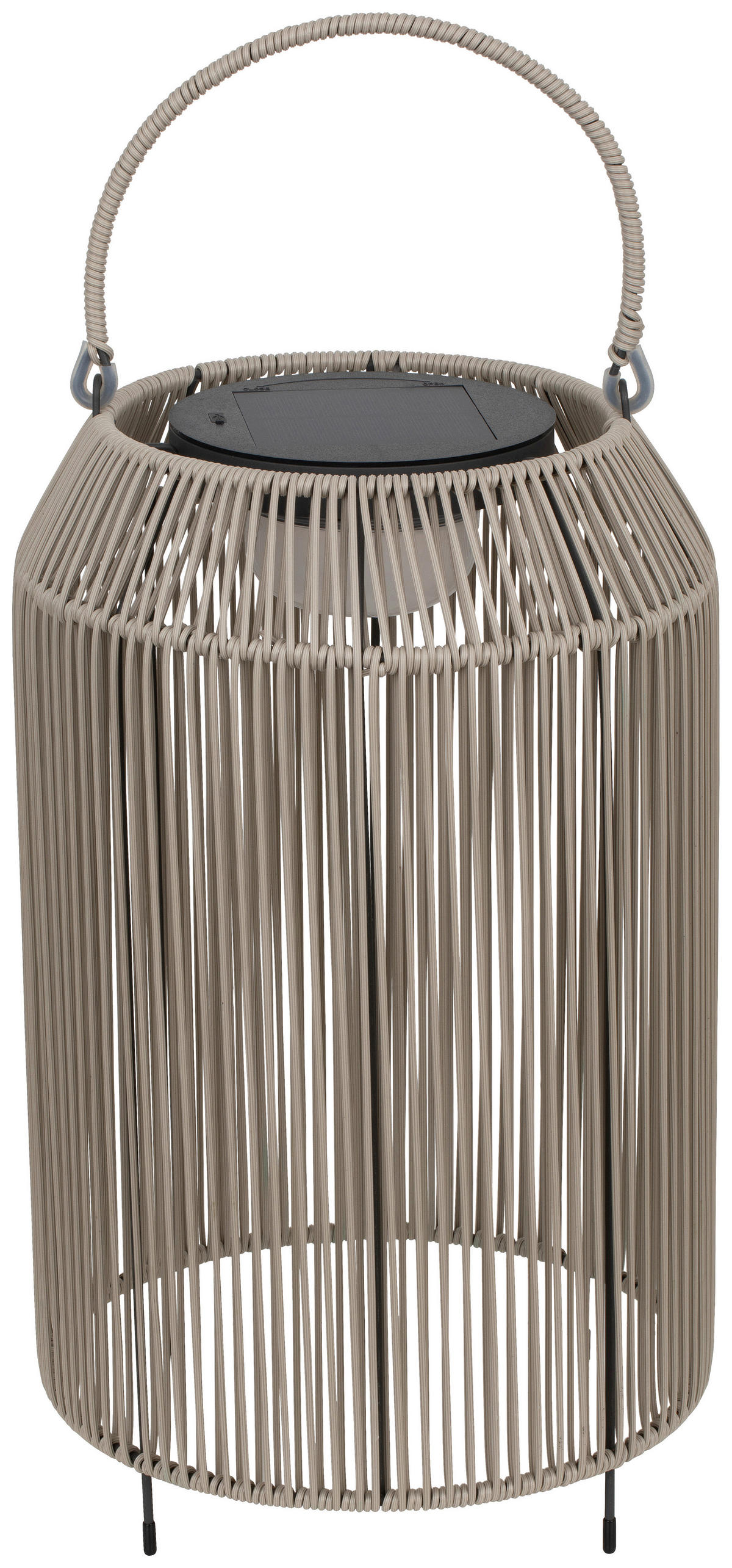 AUSSENLEUCHTE - Beige, Trend, Kunststoff/Metall (27/44cm) - Novel