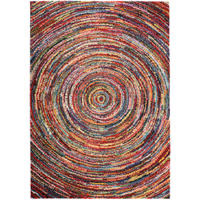 WEBTEPPICH 120/170 cm Sixteen round Multicolor  - Multicolor, Trend, Textil (120/170cm) - Novel