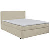 BOXBETT 180/200 cm  in Beige  - Beige/Schwarz, MODERN, Holz/Kunststoff (180/200cm) - MID.YOU