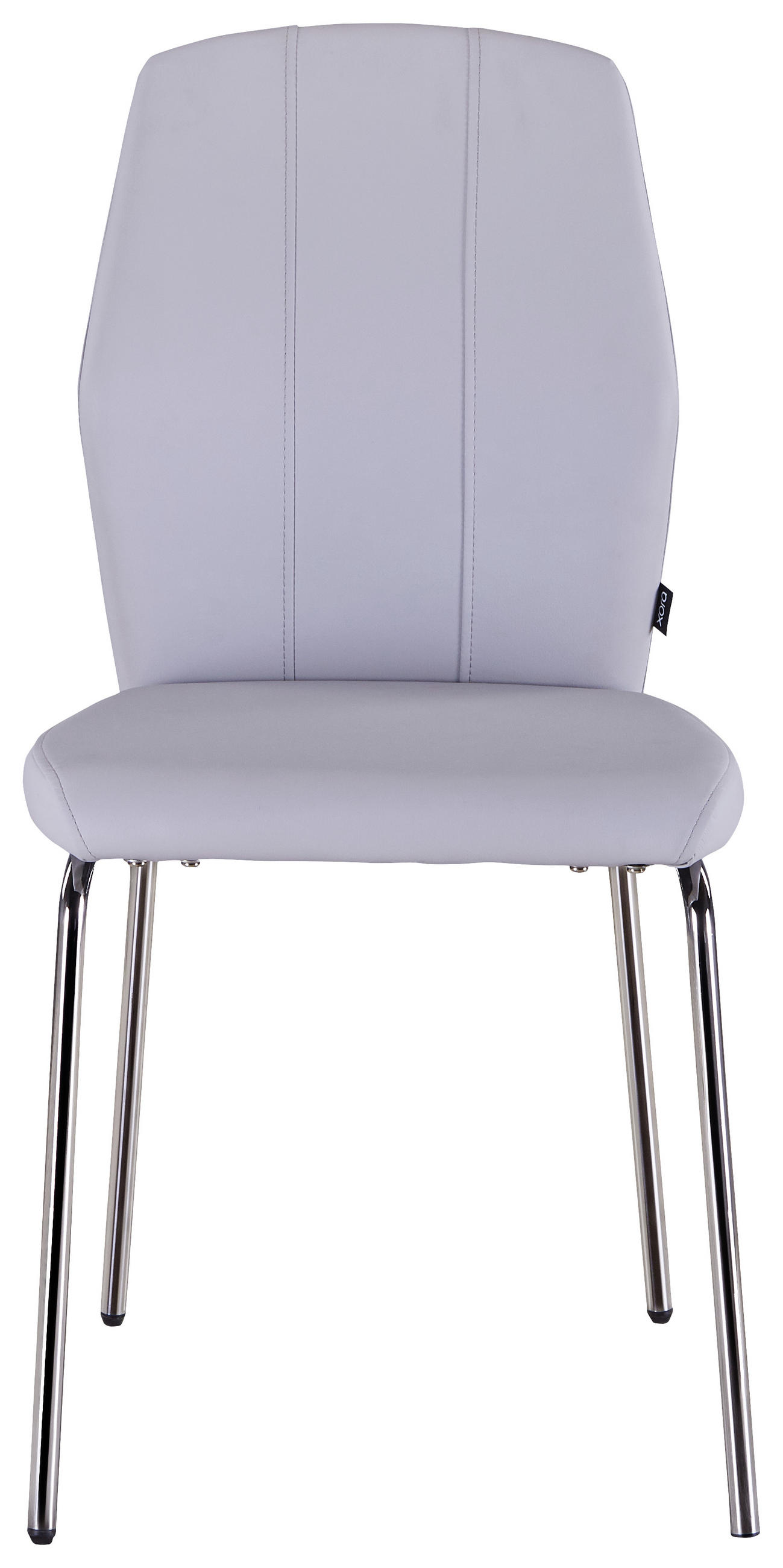 STOLICA  boja hroma, svetlosiva       - boja hroma/svetlosiva, Dizajnerski, metal/tekstil (47/90/58cm) - Carryhome