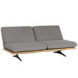 SCHLAFSOFA Palermo in Webstoff Blau, Braun  - Blau/Beige, Design, Holz/Textil (204/92/90cm) - Dieter Knoll