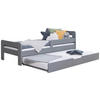 AUSZIEHBETT 90/200 cm  in Hellgrau  - Hellgrau, MODERN, Holz (90/200cm) - MID.YOU