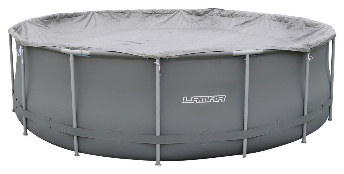POOLSET 122 LAMAR  - KONVENTIONELL, Kunststoff/Metall (488/122cm) - Atrigo