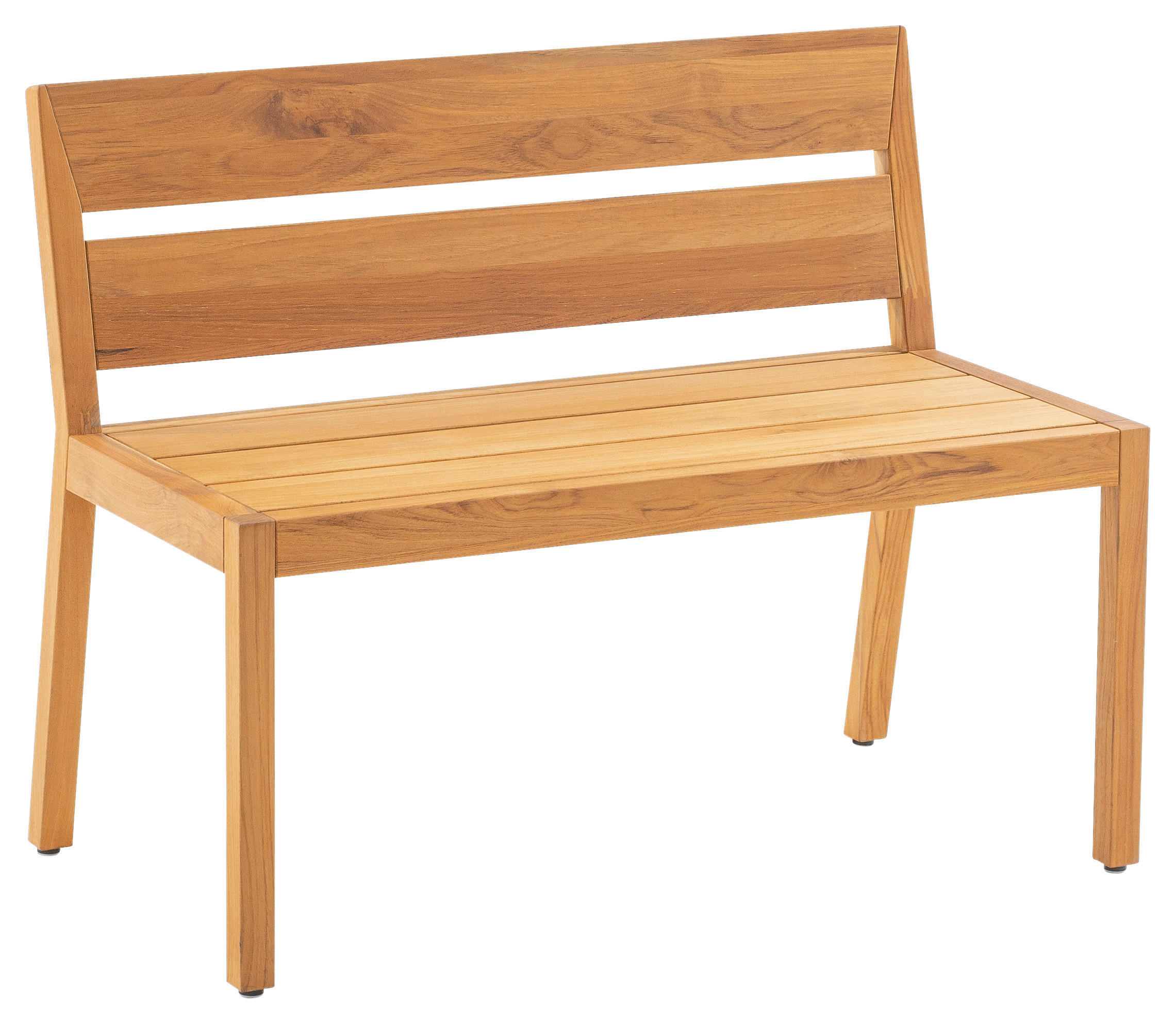 SITZBANKELEMENT 105/85/58 cm  in Teakfarben  - Teakfarben, Design, Holz (105/85/58cm) - Niehoff Garden
