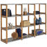 REGAL in 178/118/36 cm Grau, Eichefarben - Eichefarben/Grau, MODERN, Holz/Holzwerkstoff (178/118/36cm) - Lomoco REGAL in 178/118/36 cm Grau, Eichefarben - Eichefarben/Grau, MODERN, Holz/Holzwerkstoff (178/118/36cm) - Lomoco