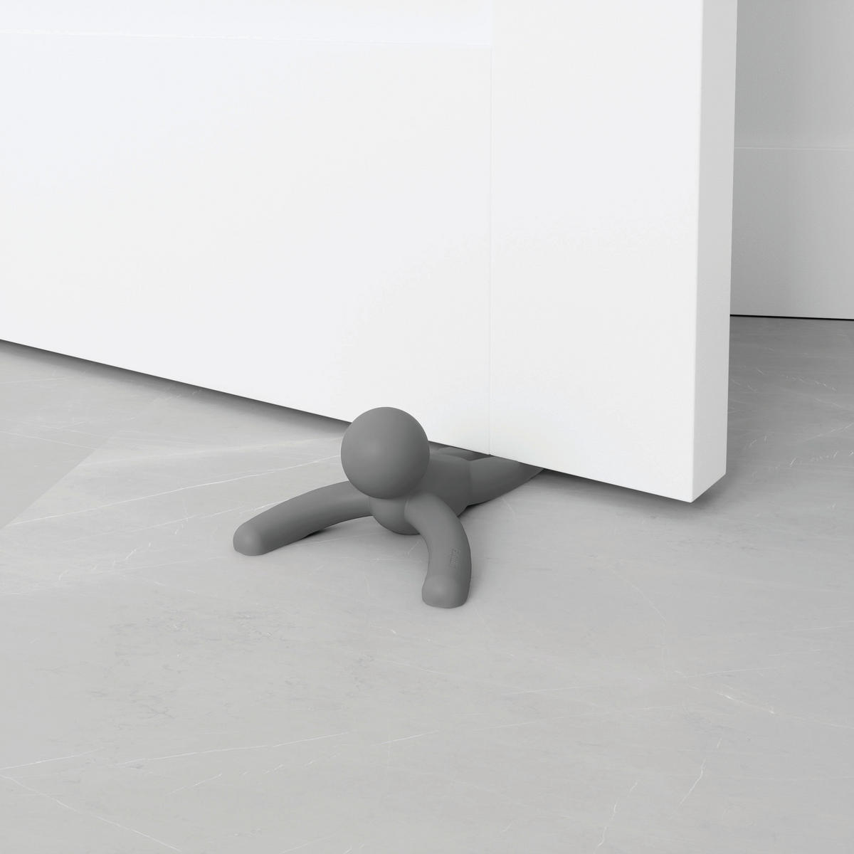 TÜRSTOPPER 2er Set Kunststoff  - Anthrazit, Design, Kunststoff (11/6/15cm) - Umbra