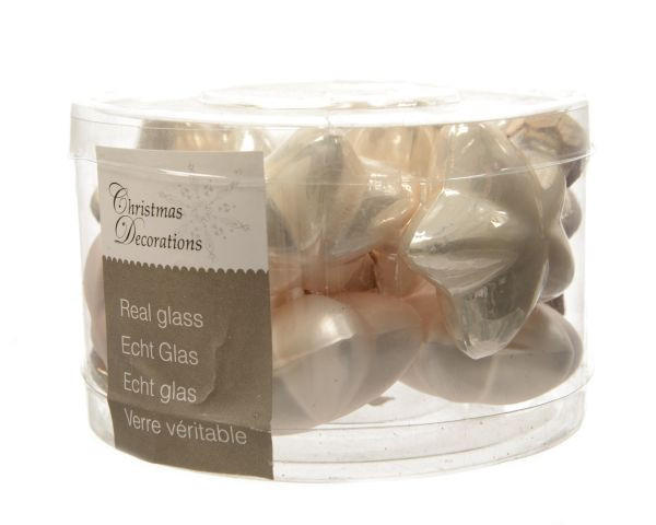 CHRISTBAUMKUGEL-SET 12-teilig  - Perlmutt, LIFESTYLE, Glas (4/4,5/2cm)