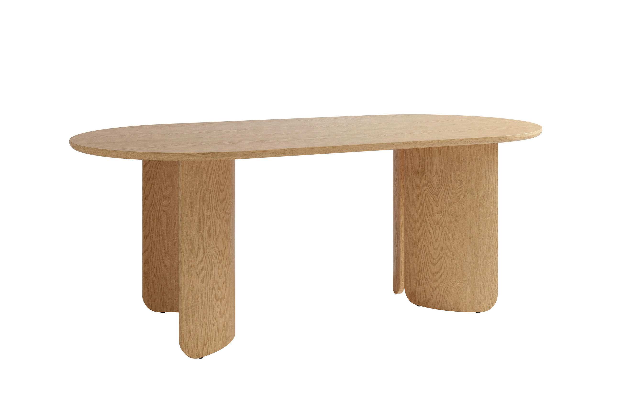 ESSTISCH 200/100/76 cm Echtholz, Nachbildung  Holzwerkstoff Eiche Bianco  - Eiche Bianco, MODERN, Holzwerkstoff (200/100/76cm) - Schöner Wohnen