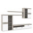 DNEVNI REGAL, hrast, peščena - aluminij/siva, Design, kovina/umetna masa (300/200,9/41/38,8cm) - Cantus DNEVNI REGAL, hrast, peščena - aluminij/siva, Design, kovina/umetna masa (300/200,9/41/38,8cm) - Cantus